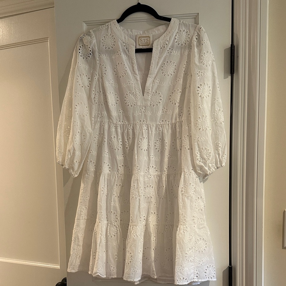 Sail to Sable white eyelet dress